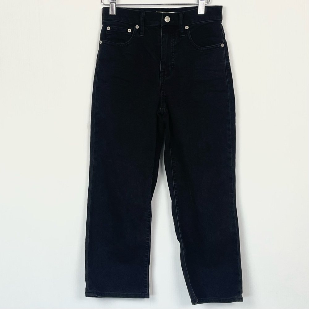 Madewell Slim Wide-Leg crop Jeans in Lunar Wash 25 - Picture 11 of 11